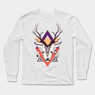 Ethnic Deer Long Sleeve T-Shirt